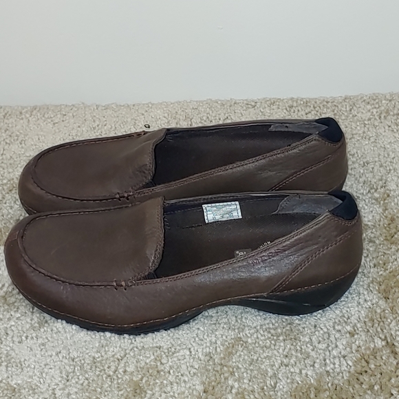 Merrell Shoes - Merrell ortholite brown parma loafer size 5.5woman